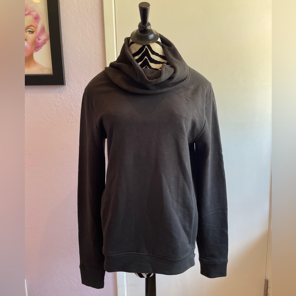 Men’s ALLSAINTS Cowl Neck Side Zip Sweatshirt